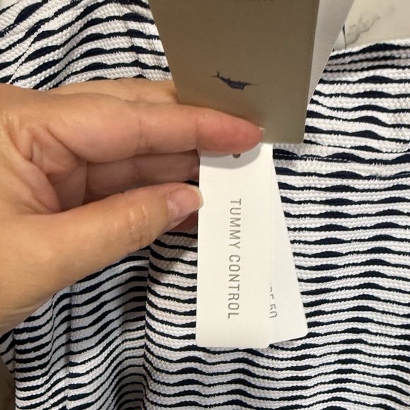 NEW Tommy Bahama Women's Island Cays Stripe Tankini Top Swimwear Size L - Picture 10 of 11